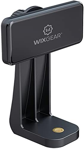 WixGear Магнитно закрепване за статив Здрав калъф телефон за статив е Съвместима с устройствата iPhone и Android