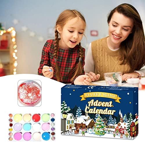 Календар за Коледа, Кристална Коледен Календар за Обратно Броене Играчки|Непоседа Адвент-Календар Празничен Комплект от 24