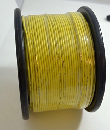 Audiopipe 500 фута 16 GA калибър AWG жълт основен дистанционно тел автомобилен захранващ кабел