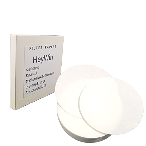 Химия и качествена филтърна хартия HeyWin, Диаметър на кръгове Филтърна хартия, 110 mm, Средната скорост, се Използва в Вакуумном