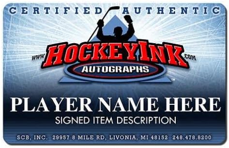 АДАМ ОУТС подписа шайбата Сейнт Луис Блус - HOF 12 - за Миене на НХЛ с автограф
