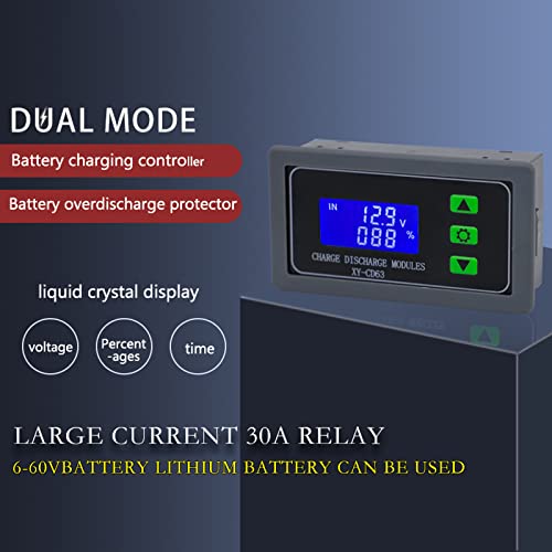 Модул разъединителя защита от ниско напрежение dc, 6-60, В с LCD дисплей, защита от дефицит на undervoltage 30 А