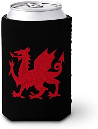 Флаг на Уелс в Уелс Червен Дракон Многократна употреба поставки за чаши за Кафе, Студен и Изолиран поставка за Чаши с Хубав Модел за Топли