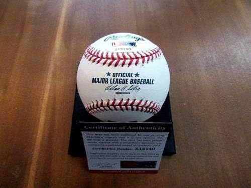 Изпълнителен директор на Mlbpa Марвин Милър Копито подписа Auto Oml Baseball Psa/ dna Authentic - Бейзболни топки с автографи