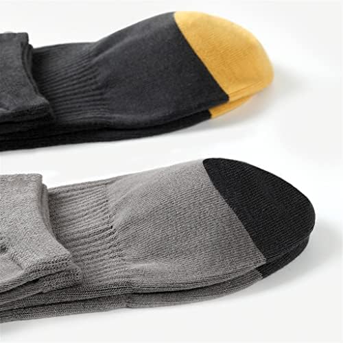 Мъжки чорапи MJWDP, Памучни Спортни Пролет-лято Тънки чорапи дишащи-лодка с нисък покрив (Цвят: A, Размер: One Size)