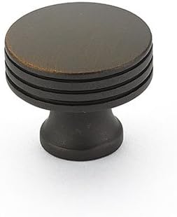 Колекция Schaub Menlo Park с кръгла дръжка с диаметър 1-1/4 инча (32 мм), Маркова Сатинированная месинг - 532-SSB