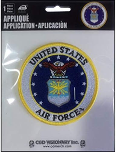 Прилагането на Нашивка с Логото на военновъздушните сили на САЩ