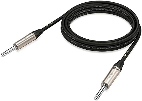 Инструментален кабел Behringer, черен /сребрист (GIC-300)