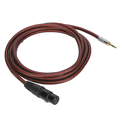Жак HEIMP PVC XLR за микрофонного кабел с 3,5 мм конектор XLR конектор 1/8 инча, Балансиран Сигнален Кабел, Конектори, Plug and