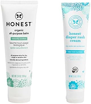 Органичен универсален балсам The Honest Company, сертифициран органичен хипоалергичен грижи за кожата на растителна основа,