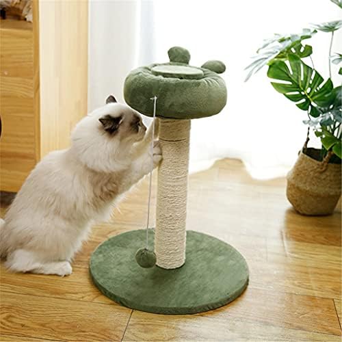 TDD GG Cats Supply Играчка-Стъргалка за Котки, Клибмирующая играчка от Сезал за Коте, Интерактивна Играчка за Котки с една плюшена