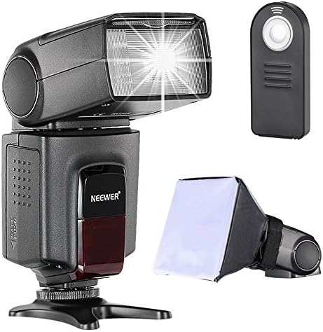 Комплект светкавица Neewer TT560 Speedlite, съвместима с огледално-рефлексен фотоапарат Canon, Nikon, Sony, Pentax със