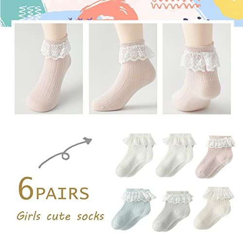 Чорапи за момичета Mcool Mary Kids, Сладки Чорапи с рюшами на Щиколотке за момичета 3-4 години, Чорапи за момичета 2-3 години, Чорапи за момичета