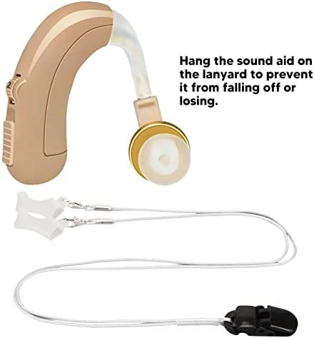 Скоба за слухови апарати, което предотвратява загубата на гъвкавост При преместването, Лесна за употреба, Здрава Фиксация, Найлонов Ремък