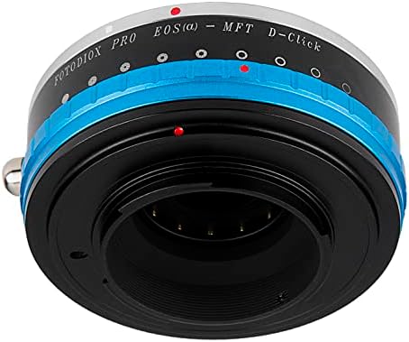 Адаптер за закрепване на обектива Fotodiox Pro IRIS е Съвместим с полнокадровыми обективи Canon EOS EF за фотоапарати Micro