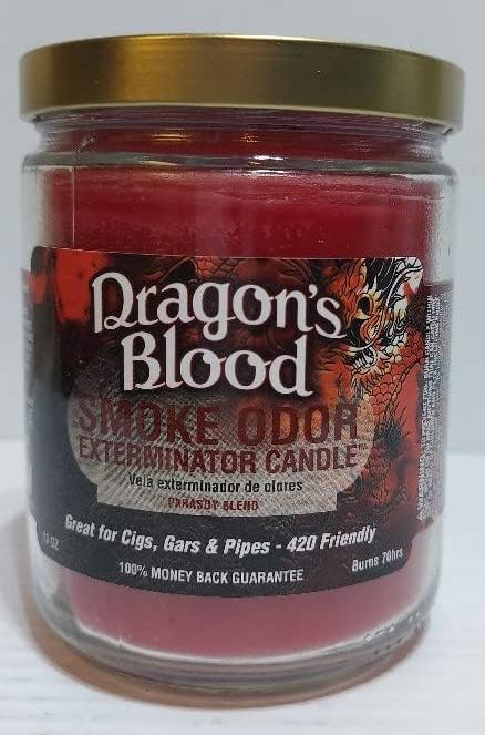 Свещи за унищожаване миризма на дим, в буркани на 13 грама Dragon's Blood напреднали (8) включват Dragon's Blood, Кремаво-ванильные,