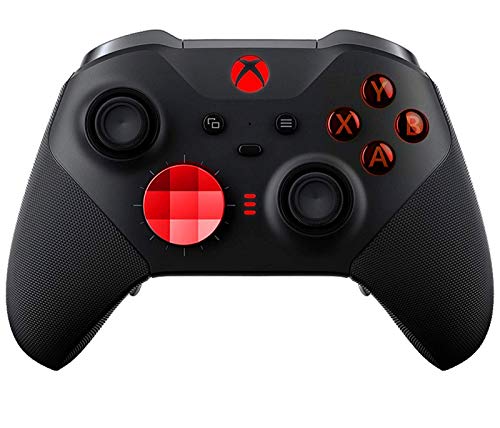 NOBLE ELECTRONICS Xbox One Series 2 Елитен Потребителски Промяна контролер за безжична конзола Xbox One Series X - Червени led светлини