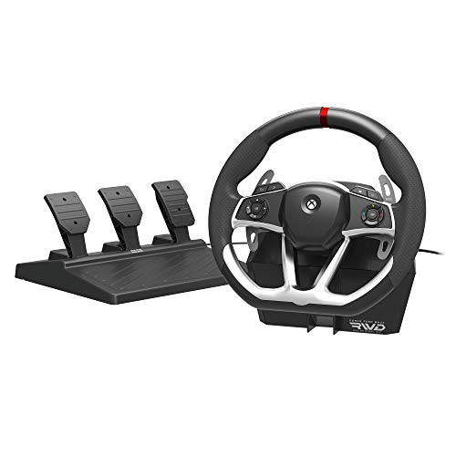 HORI Wired Force Feedback Racing Wheel DLX - волан с вибрационным жуженето и педали - Xbox Series X - Xbox One