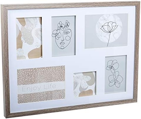 Правоъгълна рамка Truu Design, 19 x 14,5 инча, Бежовата Дървена Рамка за стена колаж