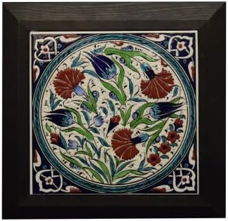 Керамичните плочки в рамка с рисувани, художествена рамка от керамични плочки EliPOT 8х8, рамка за керамични плочки с изображението