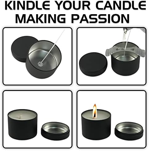 консервени кутии за свещи meirlov за производство на свещи - Банки за свещи 5 грама и 3 грама - на 24 Консервени кутии