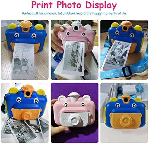 FXNFXLA Детска Помещение за незабавно отпечатване, Помещение за термо печат за деца, Играчки за цифров Фотоапарат с резолюция 1080P