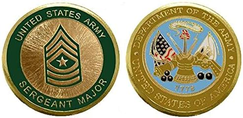 Dr. Призывные званието сержант-майор E9 са подбрани монета на Повикване