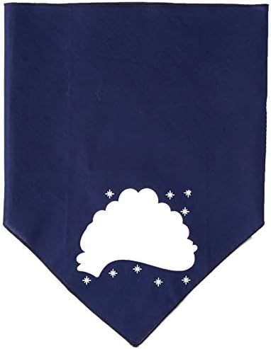 Mirage Pet Products Кърпа с Трафаретным принтом Аз съм принц за домашни любимци, Голяма, тъмно синьо