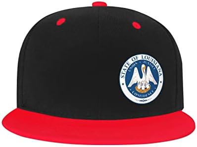 Детска бейзболна шапка BOLUFE State Seal of Louisiana, притежаващи добра дишаща функция, естествен комфорт и дишаща