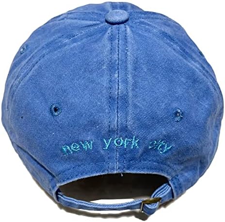 Ню Йорк Памучен бейзболна шапка, Класическа Реколта Выстиранная Шапка за Татко, Регулируеми Летни Шапки възстановяване на предишното положение