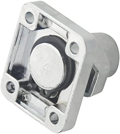 TOVOT 2 3 × 1,27 Замъци-засовы с ключ за заключване на Вратата-бравата е Хромиран заключване с Винтове Запирающий болт за кутията на шкафа