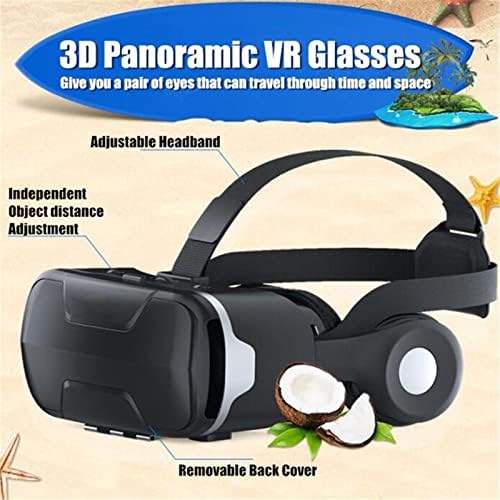 NUOPAIPLUS VR-Слушалки, VR-Слушалки, Стандартната Версия на Версия на Виртуалната реалност на 3D VR Очила Слушалки Каски 3D Кино Игра Филми