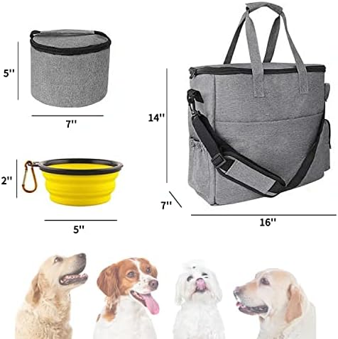 Пътна Чанта HEJAKAR за кучета, Кутии за кучета, Одобрен Авиокомпания Пътна Чанта за домашен любимец с Многофункционални джобове,