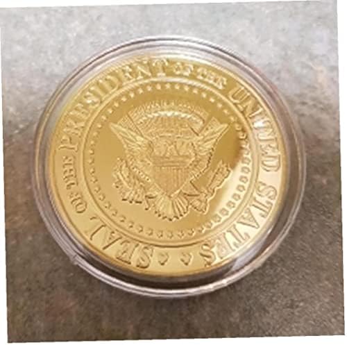 Златна монета Зонстера Американски Доналд Тръмп за Втори Президентски мандат 2021-2025 в God Колекционерски монети