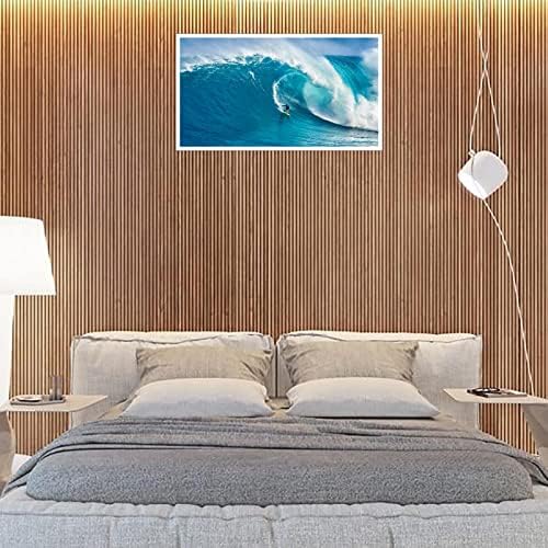 Платно на Стенно Изкуство Океански Сърфиране Картини, Плакати, Печат на Модерна за Всекидневна Декор Спални Картини Без Рамки 20 x
