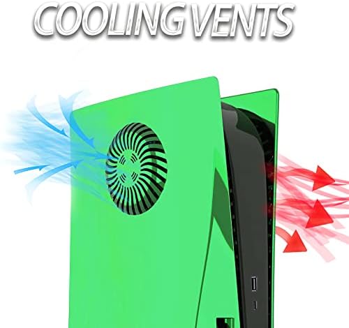 Йонофореза faceplates с вентилационни отвори за охлаждане, Кантиране на плоскости на корпуса на конзолата PS5 Disc Edition, аксесоари за Playstation
