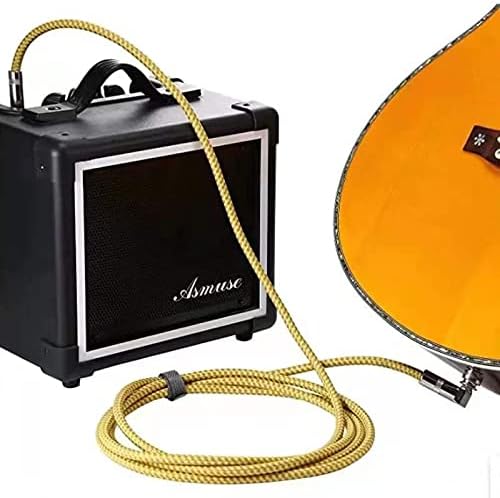 Китара кабел APULM, екраниран шумоподавляющий кабел динамиката на електрическа китара за музикални инструменти, от дясното