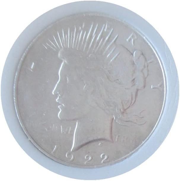 Сребърен Долар монета Драскотина една Черна и една Бяла монета от чуждестранен филм Диаметър 38,1 мм