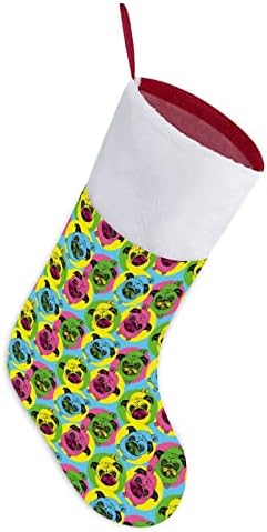 Ярки Цветни Кученца Коледни Чорапи, Коледни Чорапи Чанта Домашния Семеен Коледен Декор