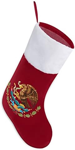 Знаме На Мексико, Коледни Чорапи, Коледни Чорапи Чанта За Дома Семеен Коледен Декор