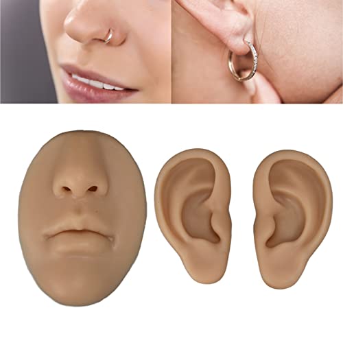 Комплект силиконови модели уши включва 1 бр. модел на носа и устата и 1 чифт Модели ушите, Изложбена Подпори, Образователен инструмент