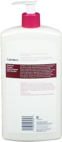 Хидратиращ лосион Lubriderm Advanced Терапия с витамини е и В5, Дълбока Хидратация за Особено Суха кожа, Немазна формула,