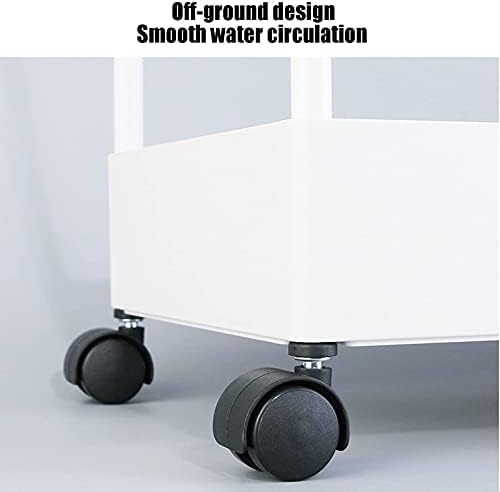 Свилен Xian Лек и издръжлив Рафтове за съхранение на Тоалетни Водоустойчив Тесен Шкаф Прибиращ Количка за съхранение на Многофункционален