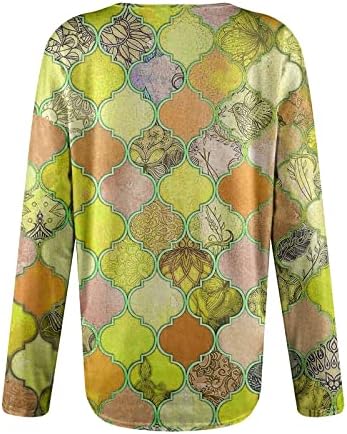 Дамски Блузи и Блузи, Елегантни Ежедневни Модни Есенни Ризи 2022 с дълъг ръкав с цип с V Образно деколте, Свободно Намаляване