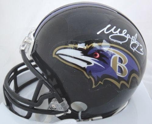 Уилис Макгахи Подписа мини-Каска Балтимор Рейвънс JSA - Мини-Каски NFL с автограф