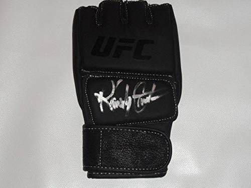 Ръкавици UFC с автограф от Ранди Кутюра, легендарни ръкавици шампион на UFC шампион по ММА, с автограф от UFC