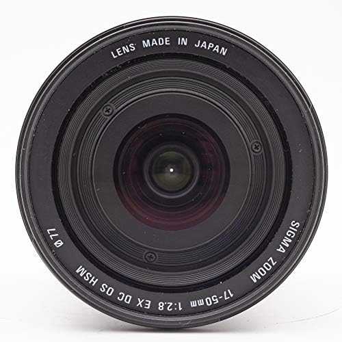 Стандартен обектив Sigma 17-50 мм F2.8 EX DC с голяма бленда за Цифров огледално-рефлексен фотоапарат на Sony