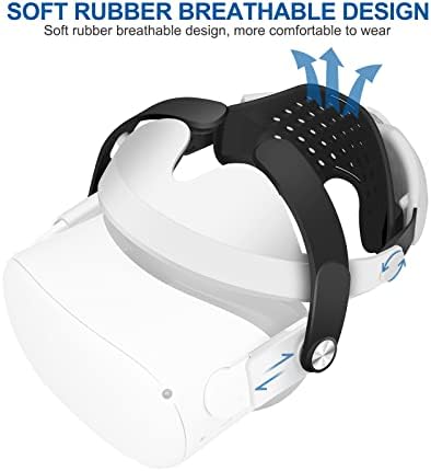 Централен колан Esimen M3, който е съвместим с Oculus Quest 2, намалява натиска върху лицето, Разменени елитен каишка за