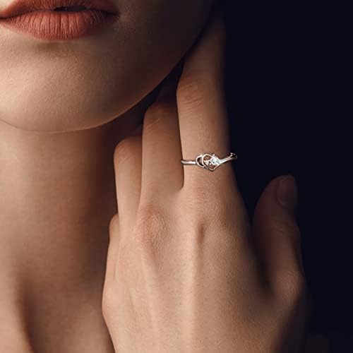 Подходящи пръстени за 3 женски пръстени, годежни цирконы кръг нарязани на женски годежни пръстени, бижута, пръстени за жени