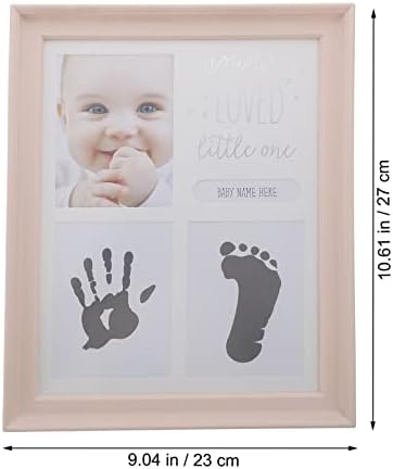 Kisangel Подарък за дете на 5 групи Снимка на Краката Комплект Подаръци за спомен за мама и Бебе за Milestone Сам, Нов комплект за детска